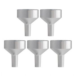 5 Golden Separators, Multifunctional Mini Metal Funnel, Strong and Durable, Comfortable and Compact, Mini Bottle Filling Tool