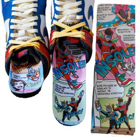 [NODC] Confortable Insole Insole, Anti-fatigue, Insole, Running, Trail Running, Lightweight, Shock Absorption, Resilient, Flexible, Arch Support, Breathable (Multicolor, L 10.8 - 11.2 inches (27.5 -