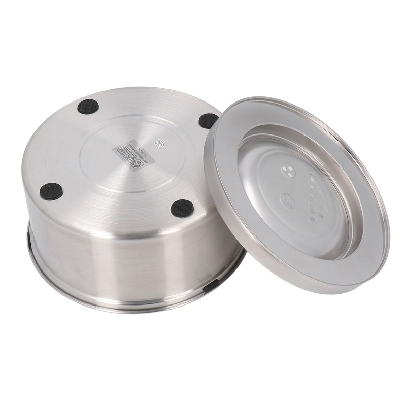 Dog Water Bowl Dispenser 304 Stainless Steel Spill Proof 3L