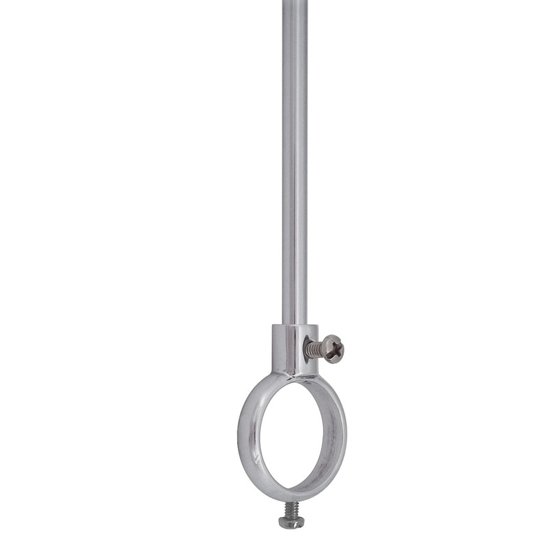 48" Shower Rod Ceiling Support - Polished Chrome