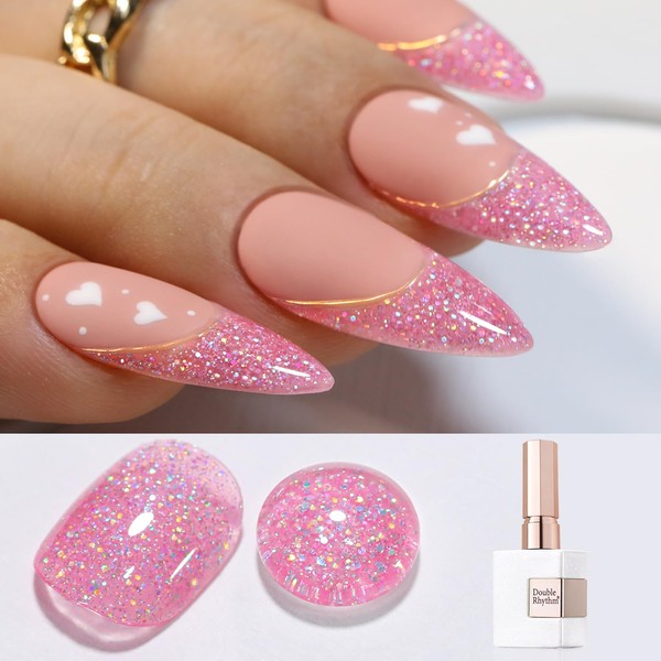 Double Rhythm Double Rhythm 15ML Glitter Gel Polish Shimmer Reflective