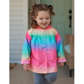 Arshiner Girl Baby Kid Waterproof Hooded Coat Jacket Outwear Raincoat Hoodies