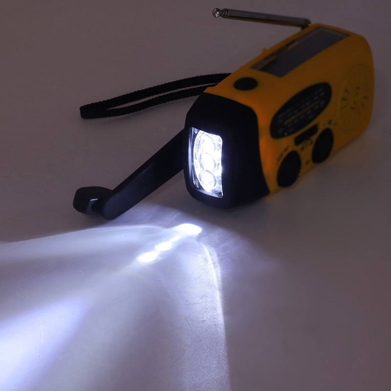 Hand Crank Solar Radio Multifunctional Emergency Radio LED Radio with