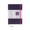Fabriano Ispira Soft-Cover Notebook, 5.8" x 8.3", A5, Lined, Purple