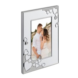 Hama Picture Frame 10 x 15 cm (Portrait Frame, Portrait Format, Landscape Format, for Hanging, Standing, Hanging Device, Stand, Picture Size 10 x 15 cm), White