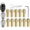 16 Piece Drill Chuck Adapter Set, Collet Set for Dremel,