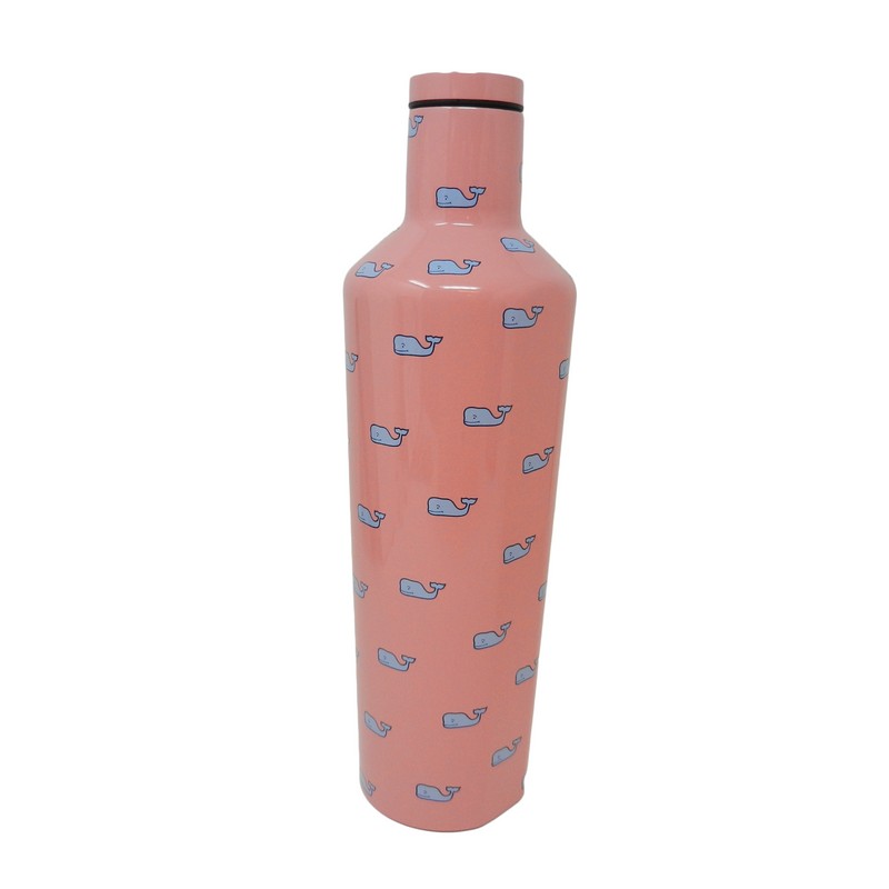 Corkcicle Vineyard Vines 25oz Canteen in Whales Repeat Design VV2025PWR