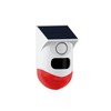 Solar Sound & Strobe Light Alarm with Motion Detector and