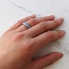Knot Theory - Anillo de silicona para mujer, diseño de