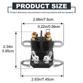 Cnornus Starter Relay Magnetic Switch 4-Pin 12 Volt for Ariens 03551000 for Briggs & Stratton 5410H 5410K for Husqvarna 532 10 90-81