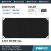 Poofzy Wire Shelf Liner 14" X 36", Non-Adhesive Plastic Shelf
