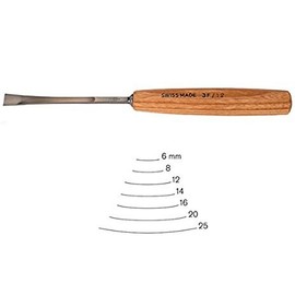 PFEIL"Swiss Made" 6mm #3 Sweep Fishtail Gouge