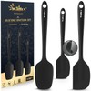 Walfos Mini Silicone Spatula Set of 3（600°F), Heat Resistant small