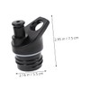 BESPORTBLE 4Sets Portable Straw Lid for Wide Mouth Water Flasks