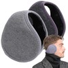 Basic Sense Winter Earmuffs, Camouflage and Ribbed Pattern Extra Wide