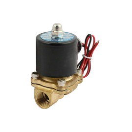 2 Way Electric Solenoid Valve Water Air Brass N/C Gas Oil Normally Closed DC 12V