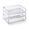 Osco Clear Acrylic Container with 3 Drawers, clear m