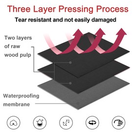 60PCS Disposable Nail Mats Fordable Nail Art Table Mats for Table Waterproof 3 Ply Nail Art Paper 13" X 17" Pads for Nail Table Decoration Kit,Nail Art Accessories (Black)