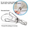 CenYouful Stainless Steel Round Hanging Drying Rack with 20 Clips
