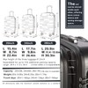 Coolife Luggage Expandable(only 28") Suitcase 3 Piece Set with TSA