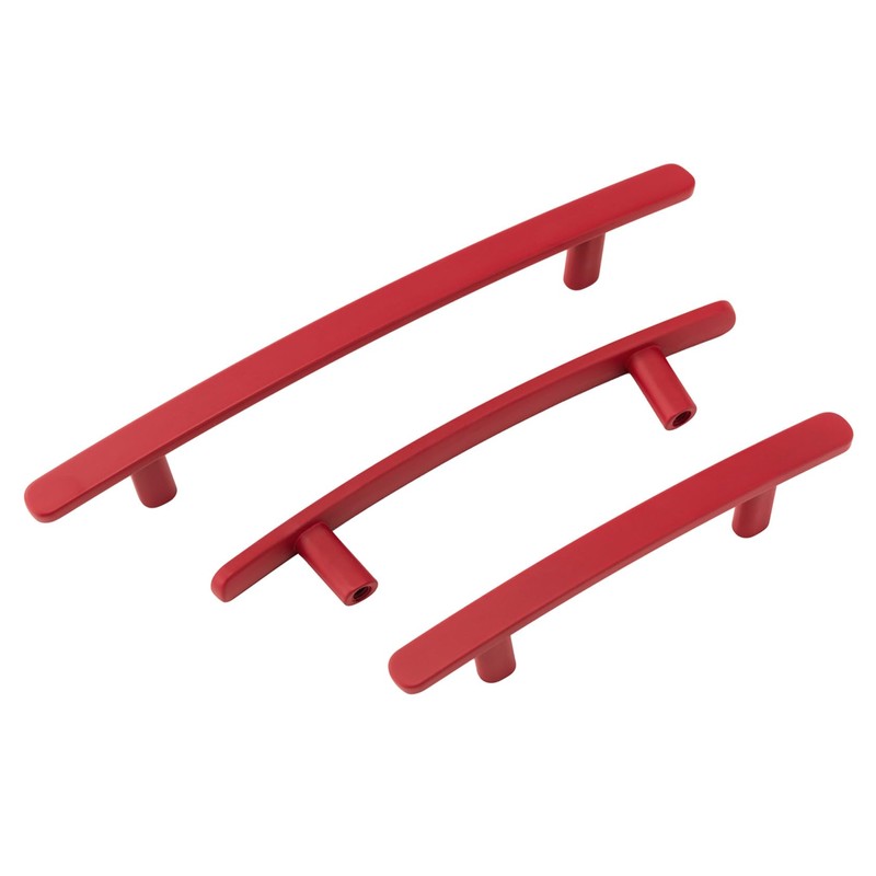 LBFEEL 3" 3.78" 5" Red Drawer Pulls Kitchen Cabinet Handles