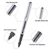 EYEYE Black Rollerball Pens 12 Pack 0.7mm Medium Point Fine