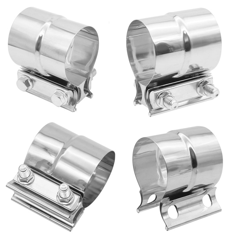 AotoKoop 4" Exhaust Clamp, Lap Joint Brand Clamp Stainless Steel