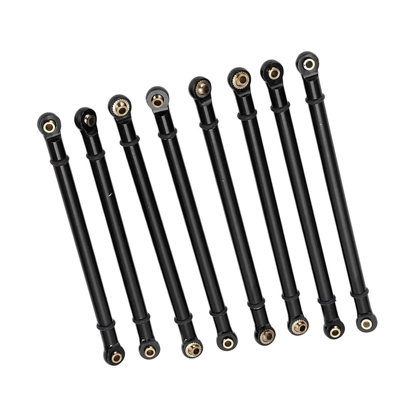8pcs M3 Aluminum Alloy Link Rod Linkage Set for Axial