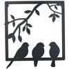 AB Tools 3 Birds on Wire Branch Wall Art Metal