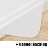 homing 2 Pack Rectangle Vinyl Tablecloth, Waterproof Spillproof Plastic Flannel
