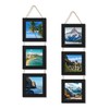 ccdcc 5x5 Collage Picture Frames Set of 2, Rustic Wooden