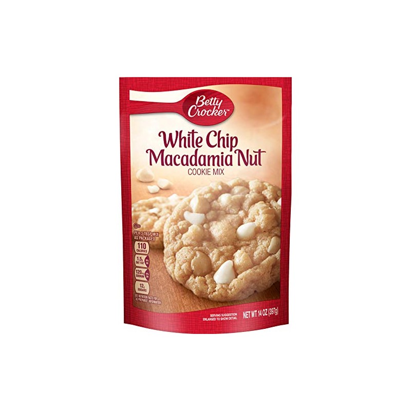 Betty Crocker Cookie Mix White Chip Macadamia Nut, 14 Oz