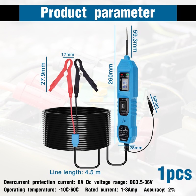 Vegena Power Circuit Probe Kit, 3.5-36V Circuit Tester, Em285 Automotive