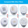 SAMANIJA 6-Pack filters, Compatible With Catit Water Fountain For Catit