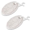 fogman Natural Pumice Stone Heel Exfoliating Bath Hanging Hanging Strap