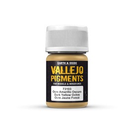 Vallejo Pigments 73103 Dark Yellow Ochre (35ml)