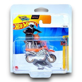 Hot Wheels HW450F (Orange & Silver Let's Race) 5/5 HW Xtreme Sports - 2024-130/250 (Short Card) - includes a KLAS Car Keeper Protector Case - HTC00