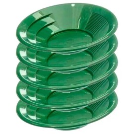 Sluice Monkey 5-Pack of Small 10-inch Green Gold Pans