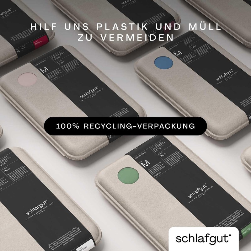Schlafgut Pure Boxspring Fitted Sheet 90 x 190 cm to