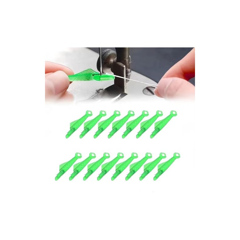 Fish Mouth Automatic Sewing Needle Threader - 15pcs Upgrade Quick