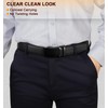 KEMISANT Men's Belt Ratchet Automatic Buckle Leather Belt for Men