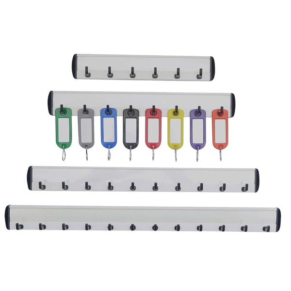 Plastic Key Rack Hook Rack with 6, 8, 10, or