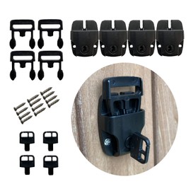 Happy Hot Tubs Replacement Hot Tub Cover Locks Key Set Pinch Release Clip With Screws Keys Buckle Clips
