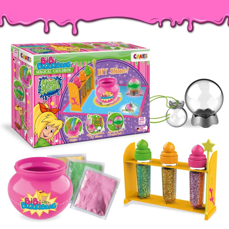 CRAZE Cauldron DIY Playset, 3 Colours and Glitter 25123 Magic