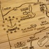 Totally Bamboo Rhode Island State Puzzle Juego de posavasos de