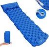 Bigmeda Self-Inflating Sleeping Pad, Ultralight Inflatable Sleeping Pad with Pillow,
