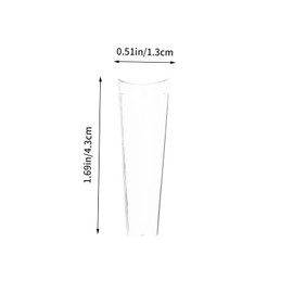 FOMIYES Pcs French False Nails Tips for Women Short Almond Nails Diy Art Kit Pieces Covered Art Tips for Salons Home Use