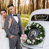 Just Married Car Sticker, Wedding Car Decoration, Wedding Decoration for