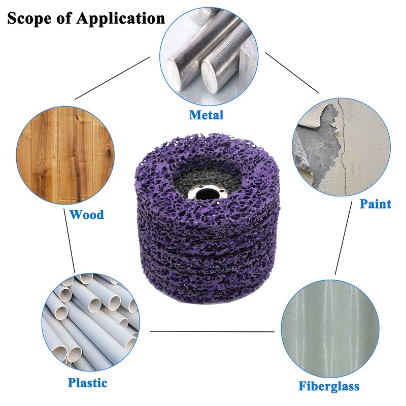 Lamsion Rust Remover Wheel Remove Paint and Oxidation Poly Strip
