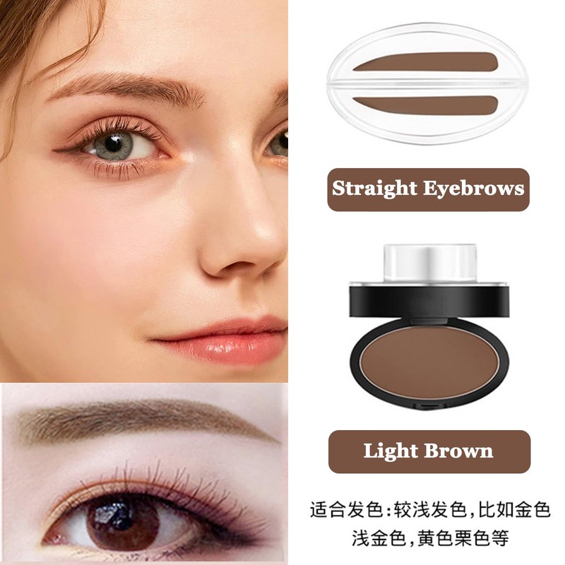 Eyebrow Stamp - Seal Stamp Eyebrow Powder - Waterproof Brow